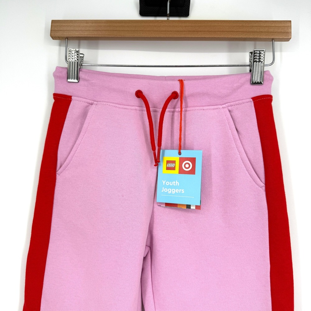 NWT Lego x Target‎ Youth Jogger Sweatpants Pink - Picture 2 of 8